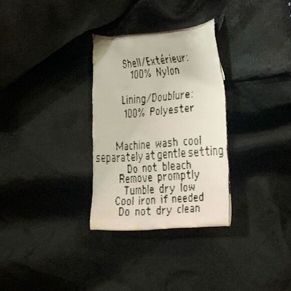 North End Womens Large All Climate Wear Hooded Lexus Jacket Black Zip Snap Front - Picture 4 of 8